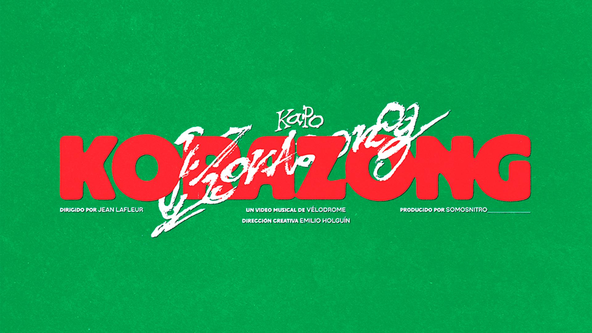 Lettering "KORASONG" Kapo