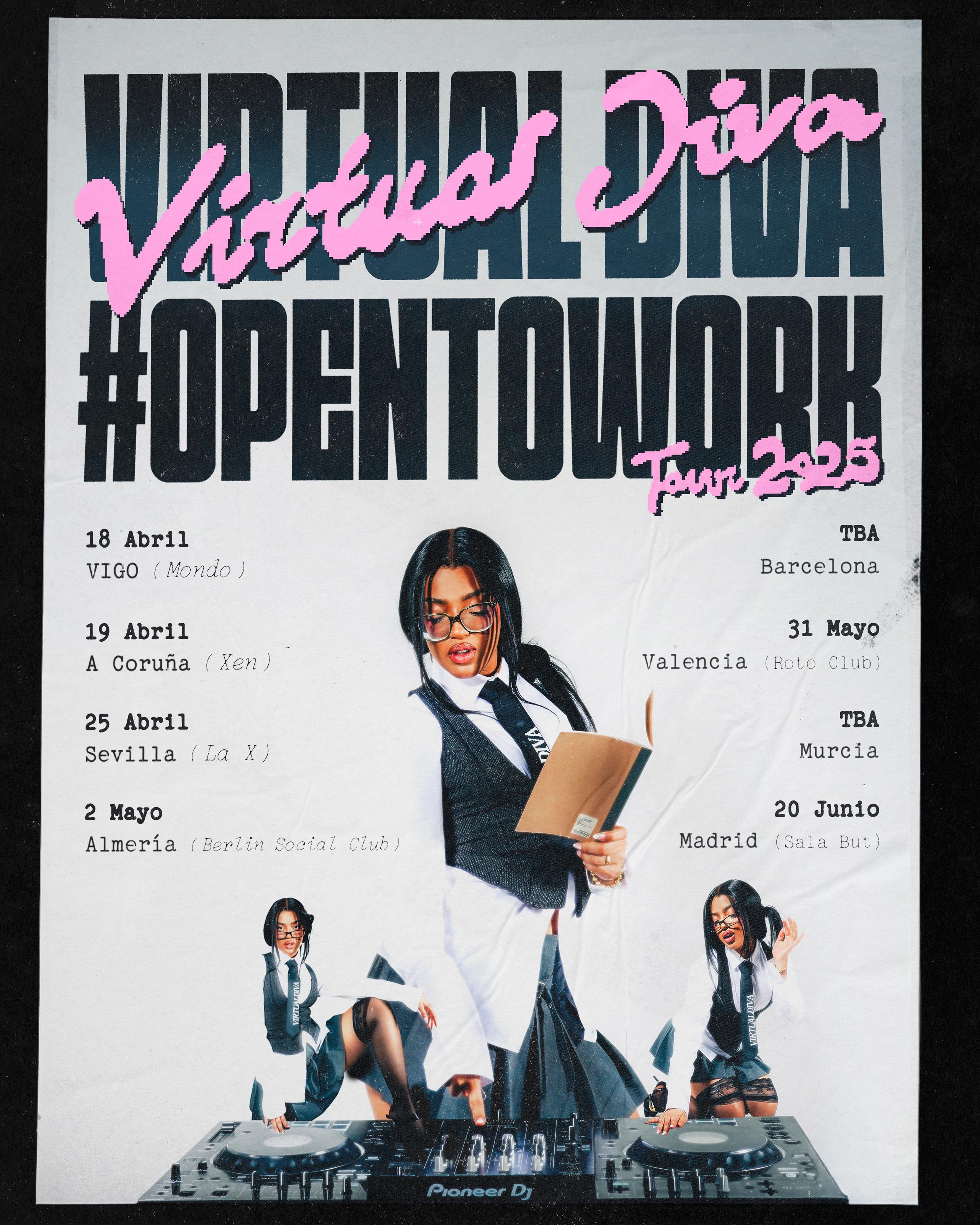 FLYER "OPEN TO WORK TOUR"