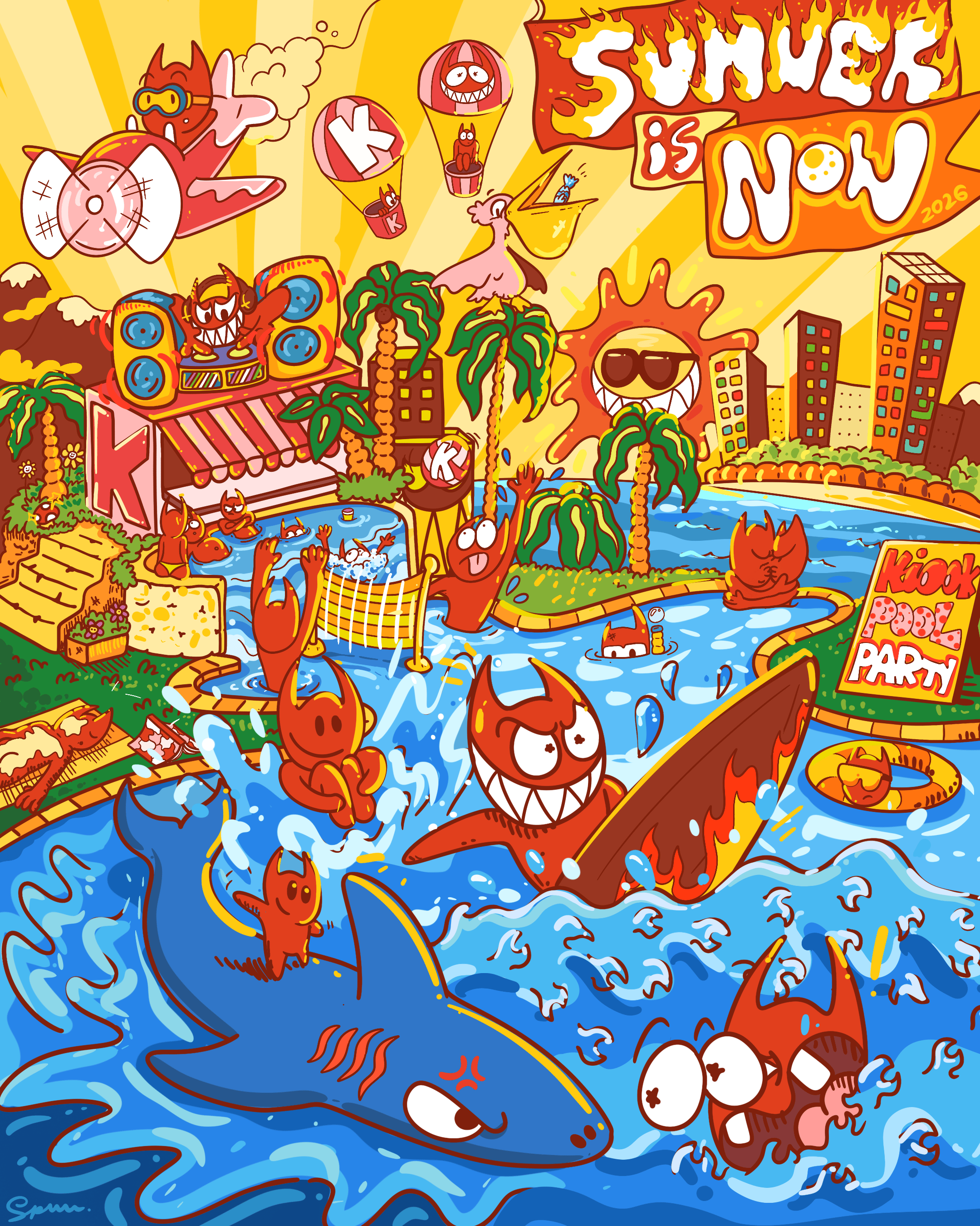 "SUMMER IS NOW" with KIOOK