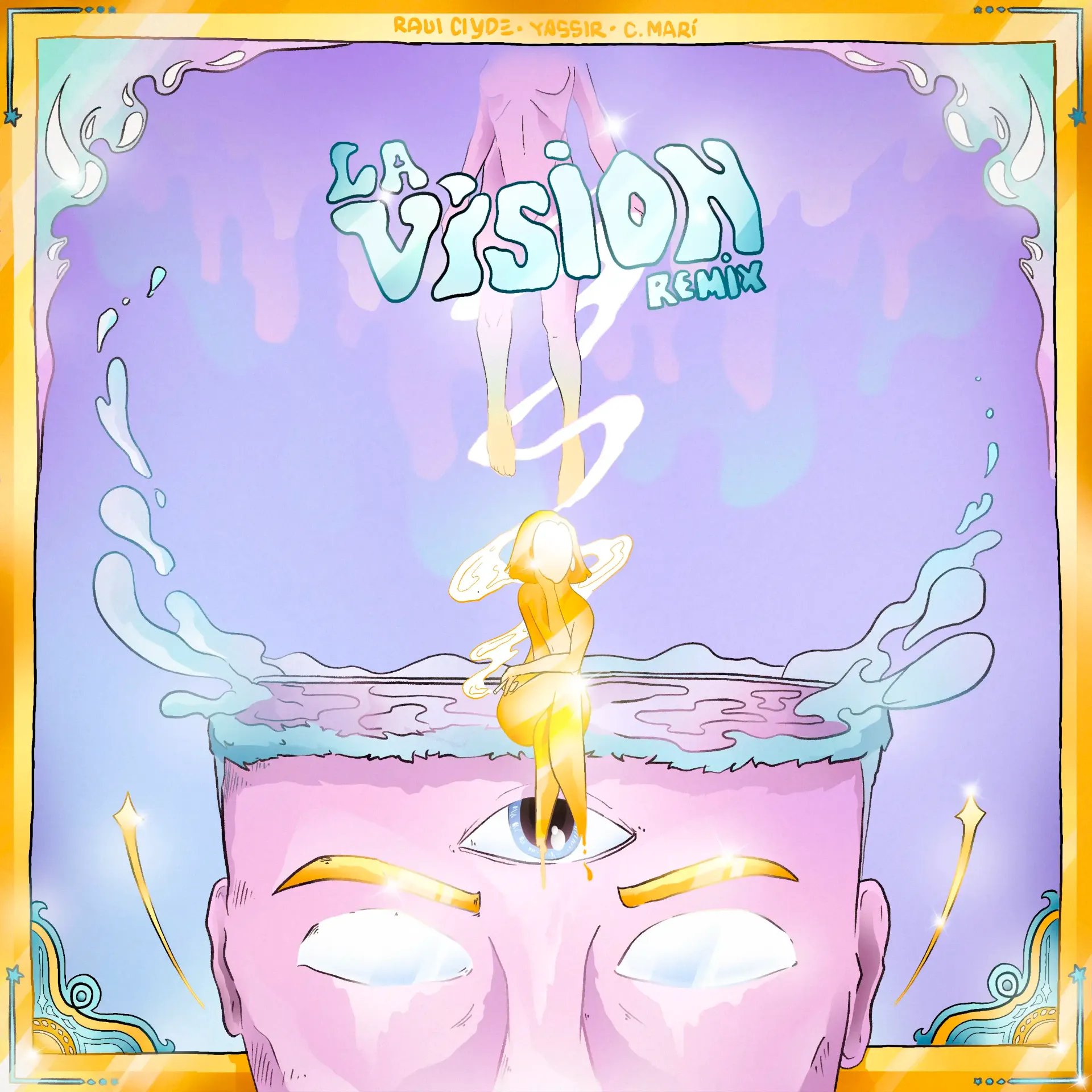 "LA VISIÓN RMX" Cover Artwork