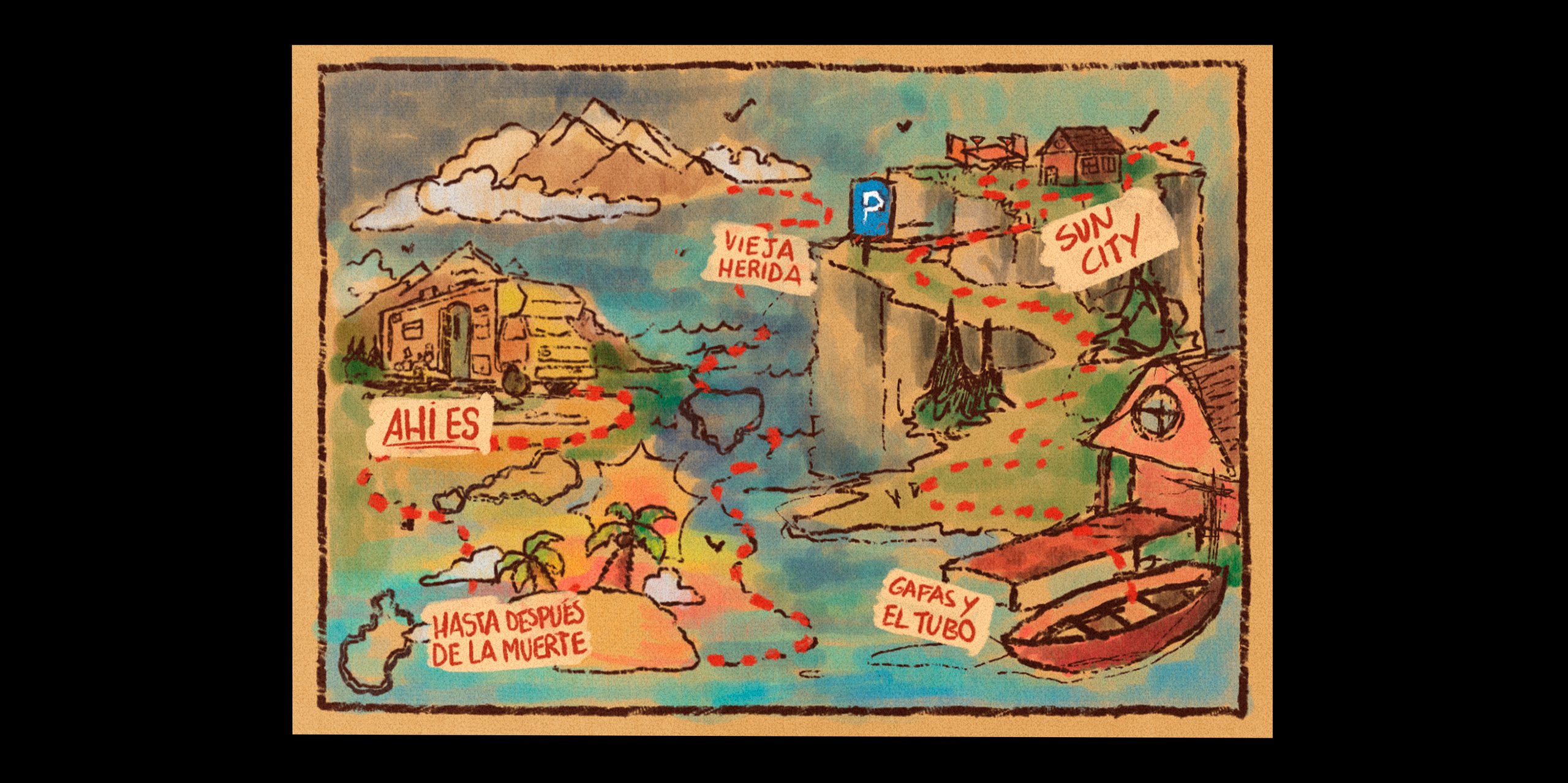 Ilustración del mapa