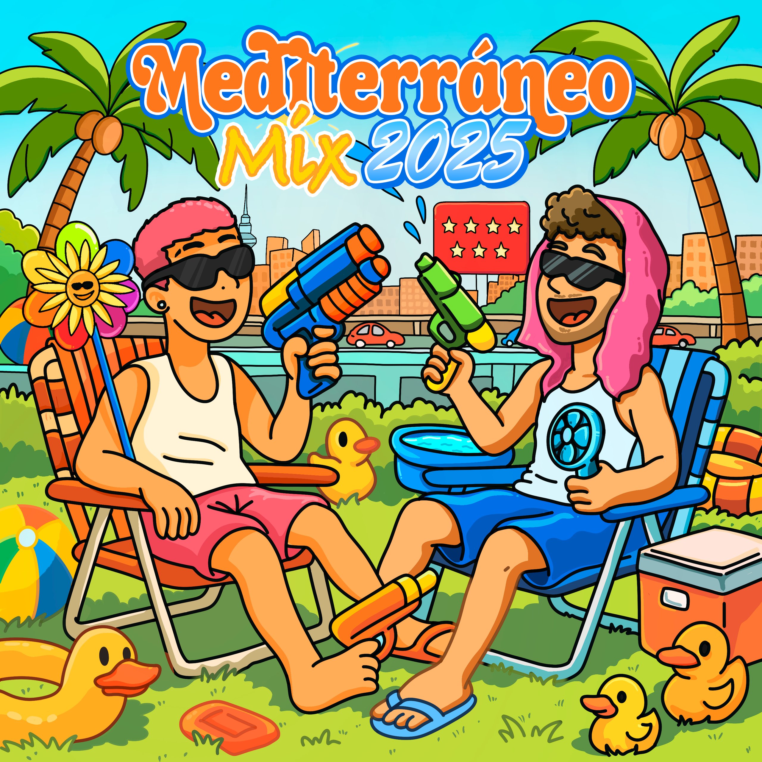 "MEDITERRÁNEO MIX 25" EP Artork