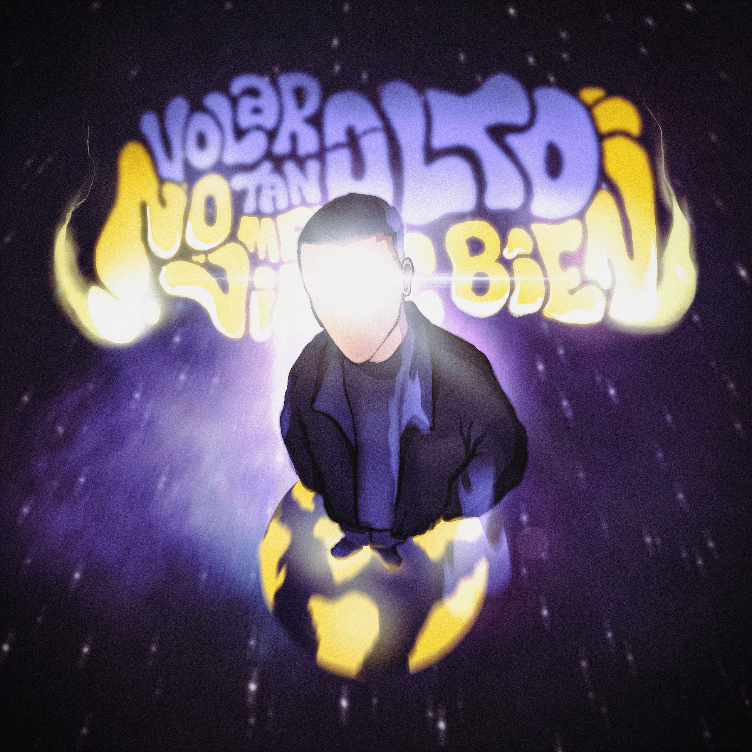 "VOLAR TAN ALTO NO ME VIENE BIEN" Cover Artwork 