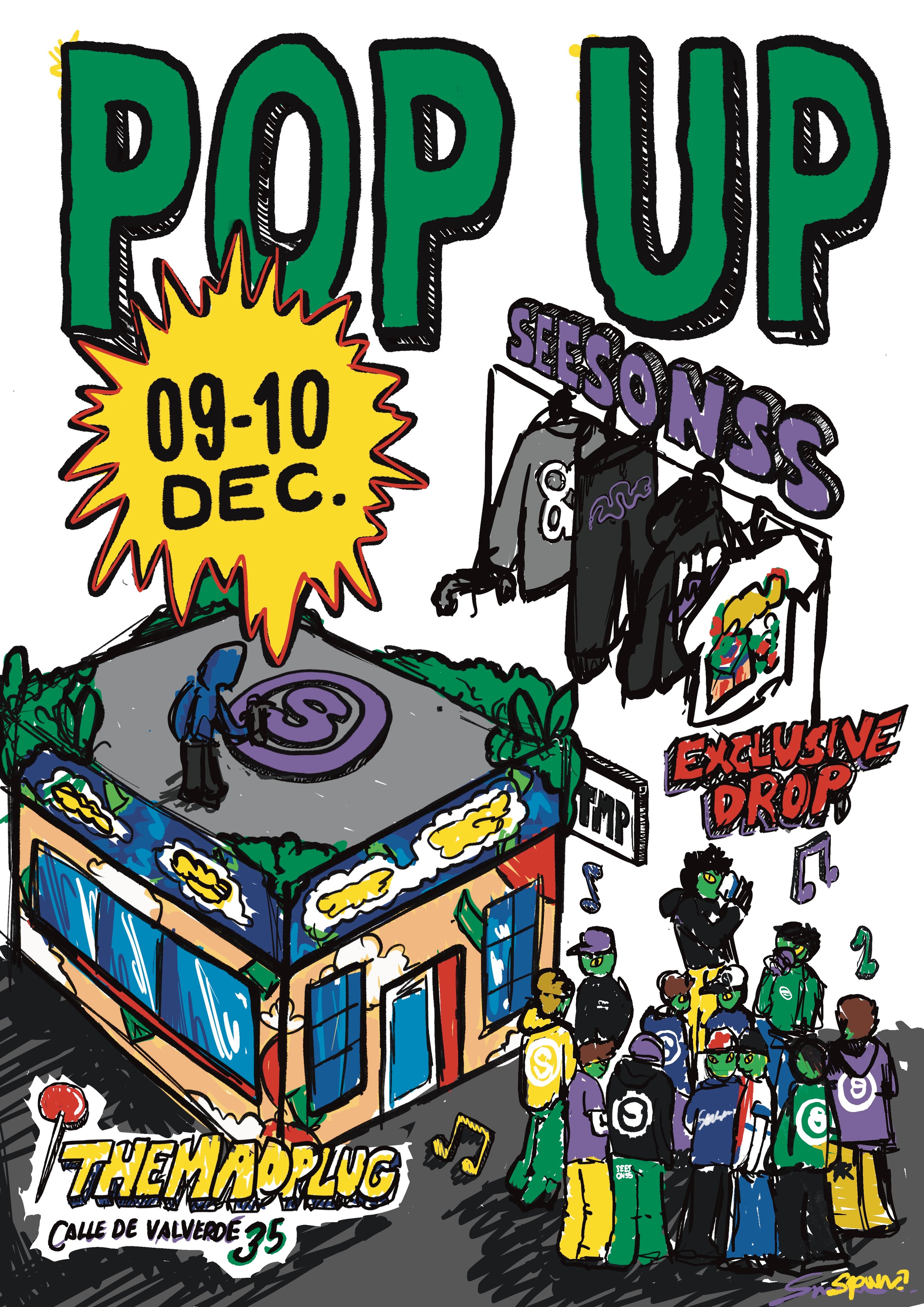 Flyer "POP UP SEESONSS" 