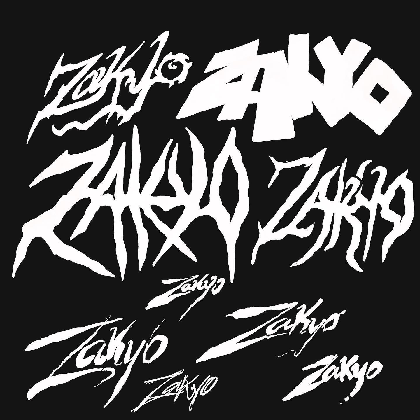 Lettering "ZAKYO"