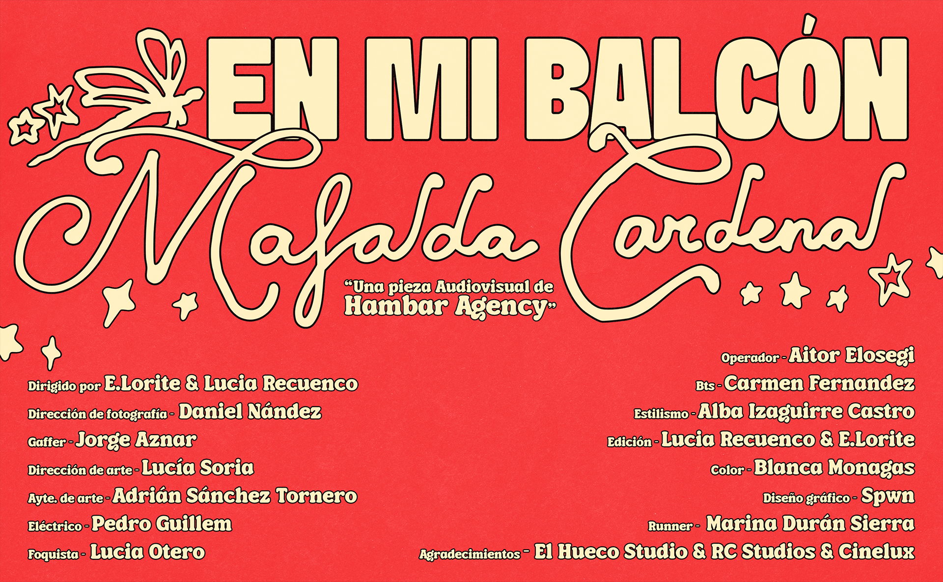 Créditos "EN MI BALCÓN"
