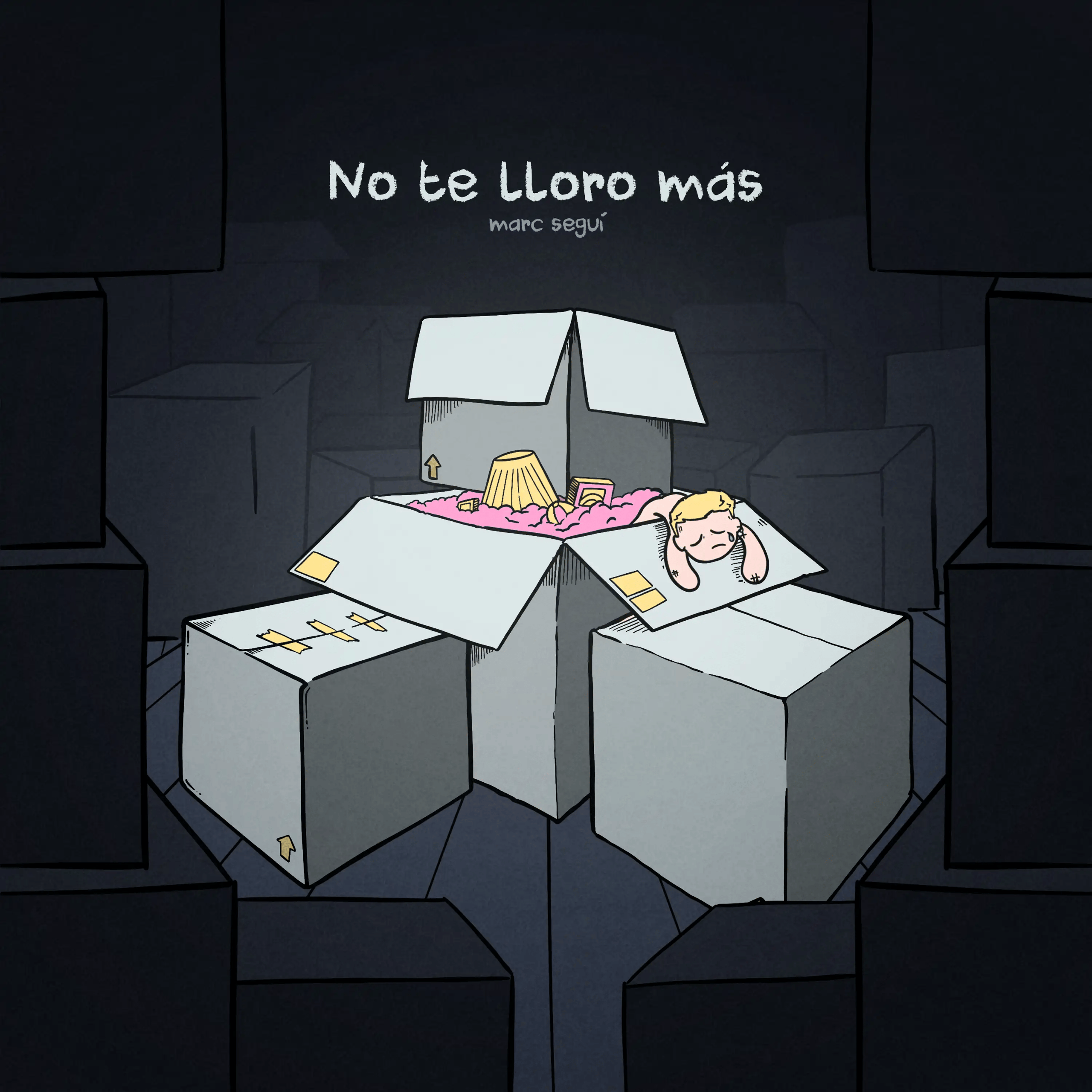 "NO TE LLORO MÁS" Cover Artwork