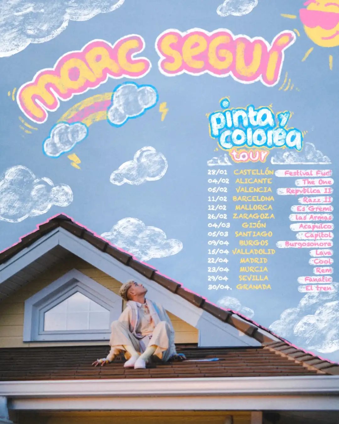 Flyer "PINTA Y COLOREA TOUR" 