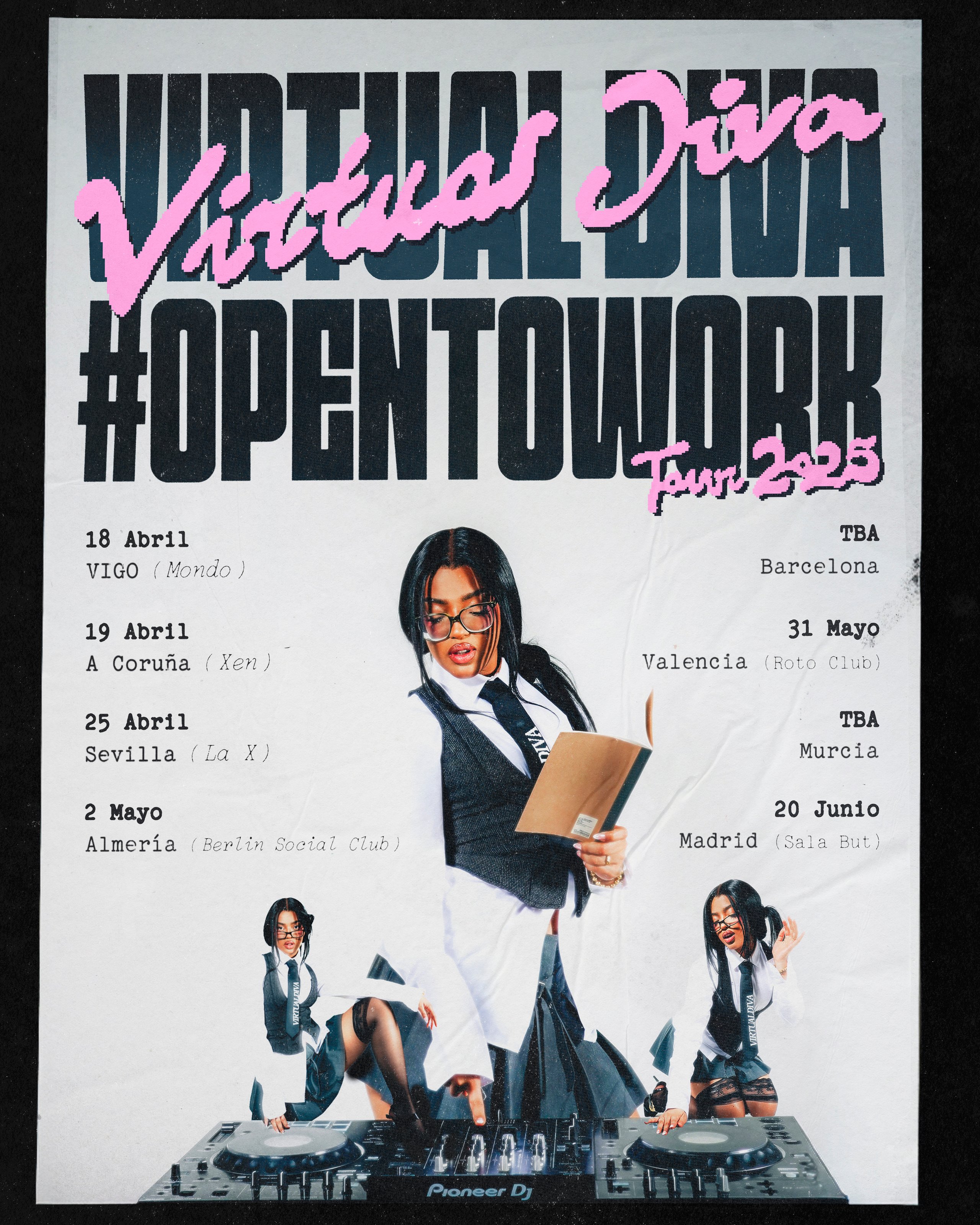 FLYER "OPEN TO WORK TOUR"