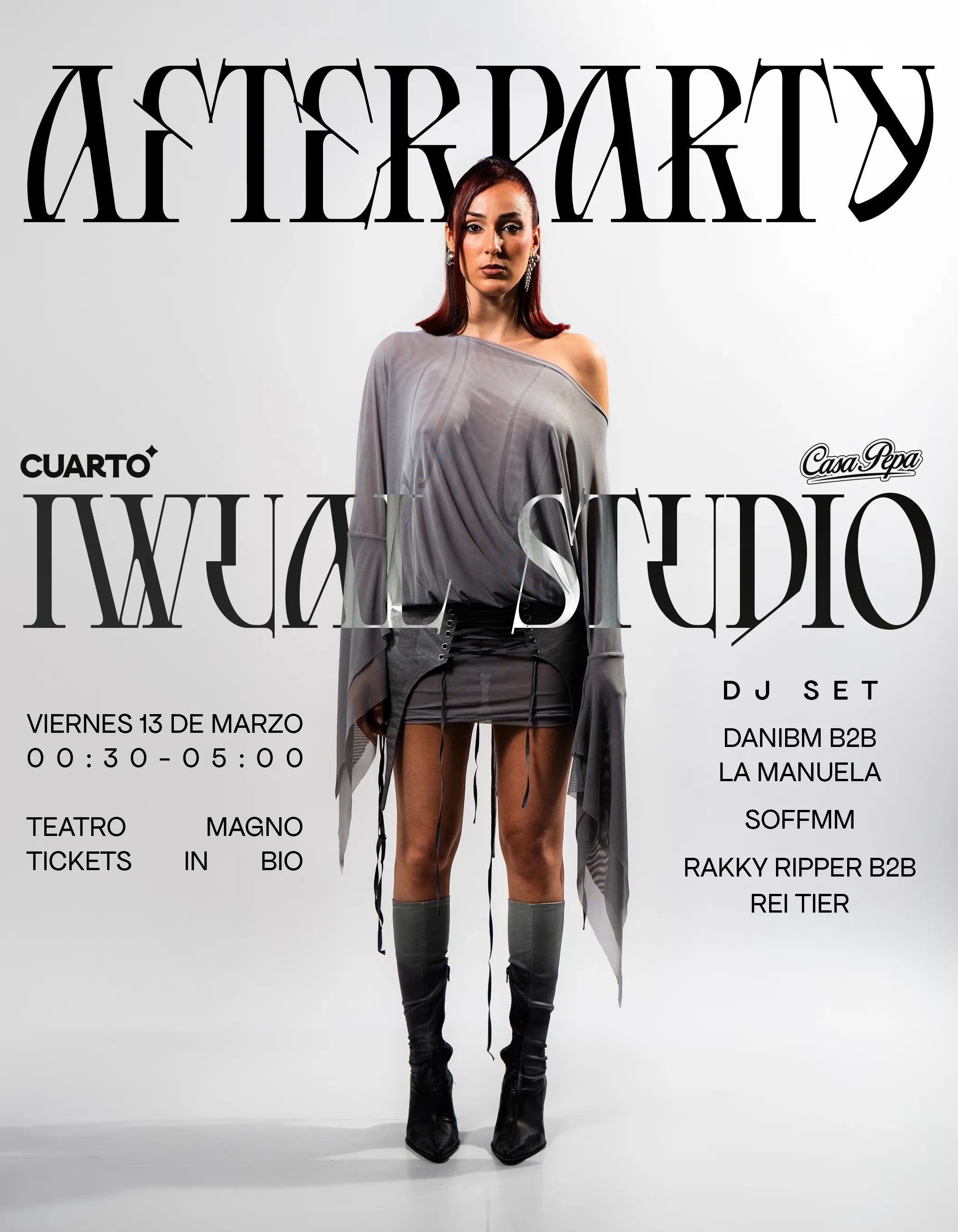FLYER "IWUAL STUDIO POP UP"