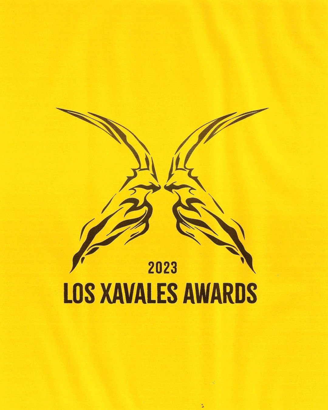 Identidad visual "LOS XAVALES AWARDS 2023"